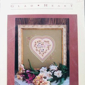 NEW Shepherds Bush Glad Heart Cross Stitch Kit Cottagecore Grand Millennial